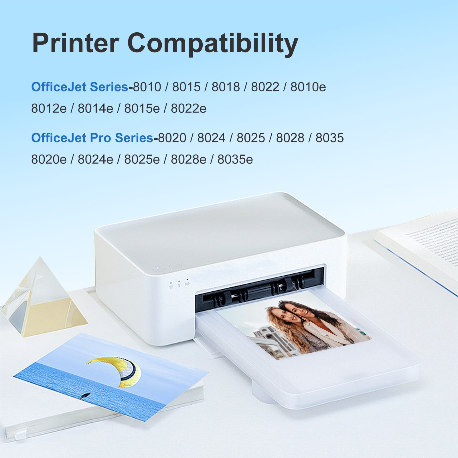 910XL Ink Cartridge Compatible for HP 910 Ink Cartridge HP 910XL for HP OfficeJet Pro 8020 8025 8028 8035 8030 8010 8015 8018 8022 Printer (4 Pack)