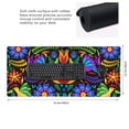 thumbnail image 2 of Hirioo Colorful Floral for Mouse Pad ,Anti-Slip Base, Durable Stitched Edges, Perfect for Gaming, Office, and Home Use,16x35.5in, 2 of 9