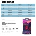 thumbnail image 5 of Lsque Western Style Dinosaur Print Men's Cotton Blend Sleeveless Muscle Shirts (S-3XL)- Moisture Wicking, Odor Protection, UPF 30+,3X-Large, 5 of 8