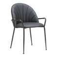 thumbnail image 1 of ZUO Chaise de Salle à Manger Kurt (Lot de 2) Gris, 1 of 12