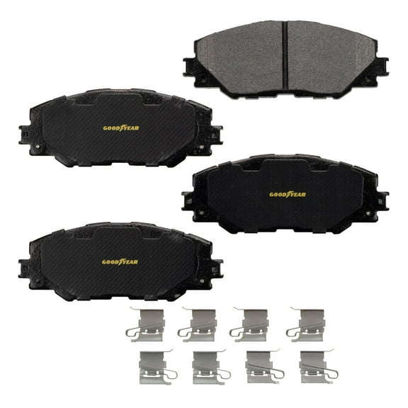 Goodyear Brakes GYD1211 Premium Semi Metallic Auto Vehicle Front Brake Pads