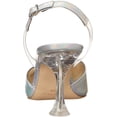 thumbnail image 3 of NINE WEST Womens Heat3 Heeled Sandal 7 Silver, 3 of 7