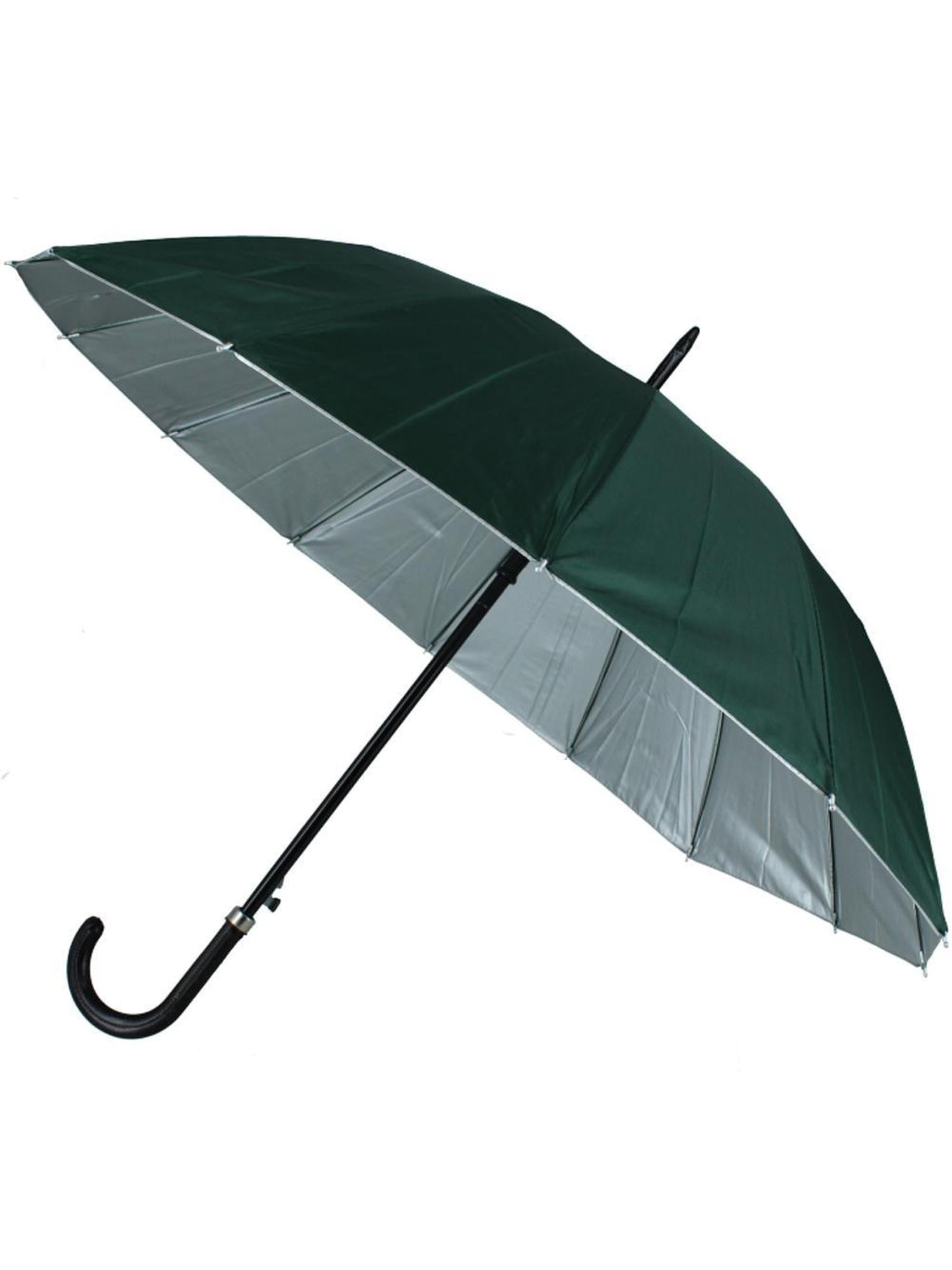 CTM Adult Sleek Solid Color Stick Umbrella