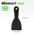 thumbnail image 2 of Uxcell 4pcs Putty Scraper 1.5" Plastic Flexible Tool for Pasting Plaster Repairing Walls, 2 of 7