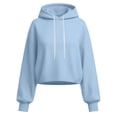 thumbnail image 6 of Hurxie Women's Crop Pullover Hoodie Sweatshirt with Kangaroo Pocket, 6 of 6