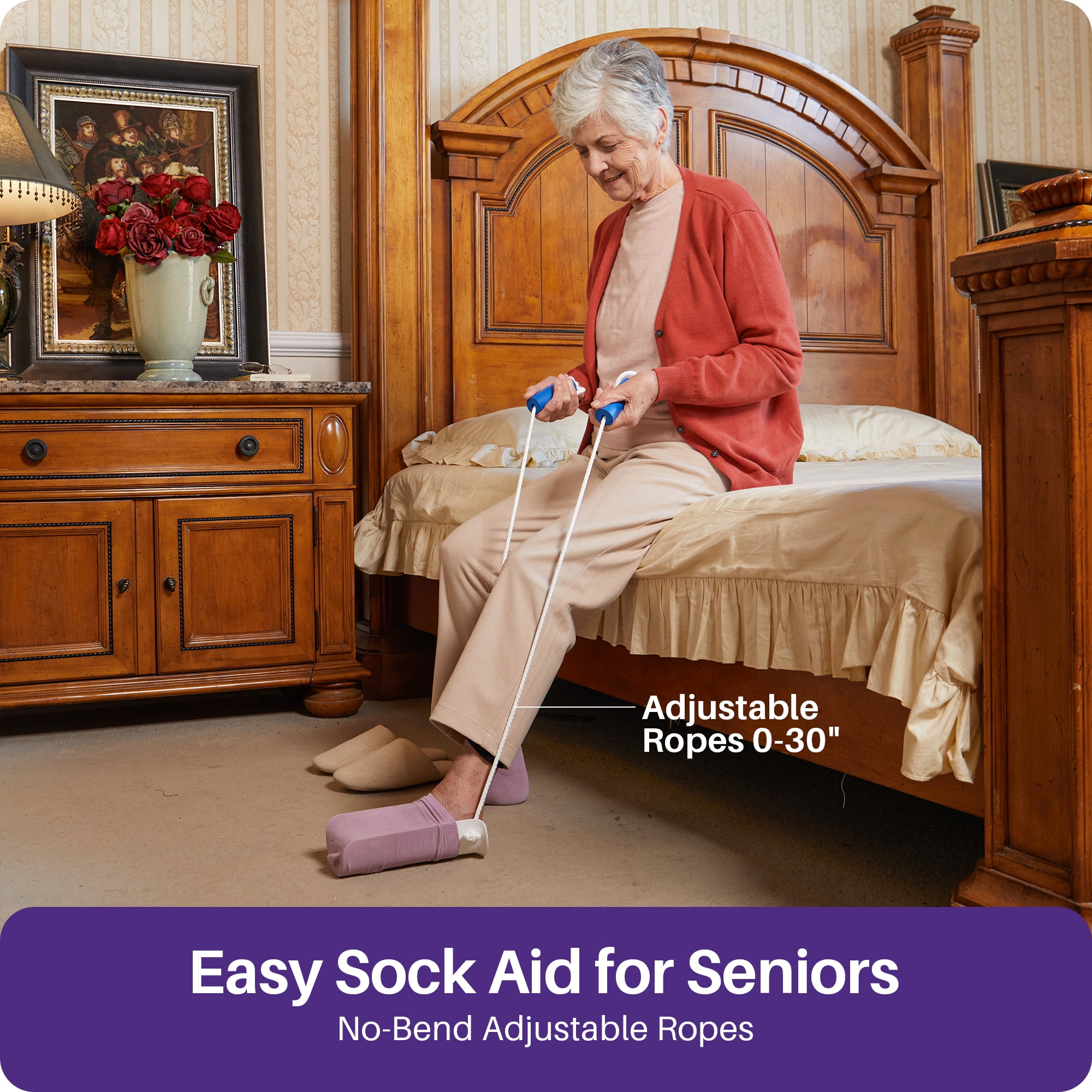 KEKOY Sock Assist Device for Elderly, Sock Aid Device Easy on and