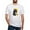 White, variant on CafePress - C Blk Sunflower Fitted T Shirt - Fitted T-Shirt, Vintage Fit Soft Cotton Tee