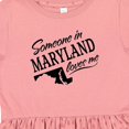 thumbnail image 4 of Inktastic Someone in Maryland Loves Me Girls Toddler Dress, 4 of 5