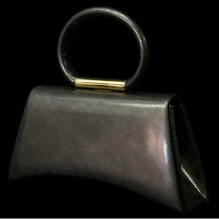 - Ladies Fashion Evening Handbag - Snakeskin Leather PS1835BG