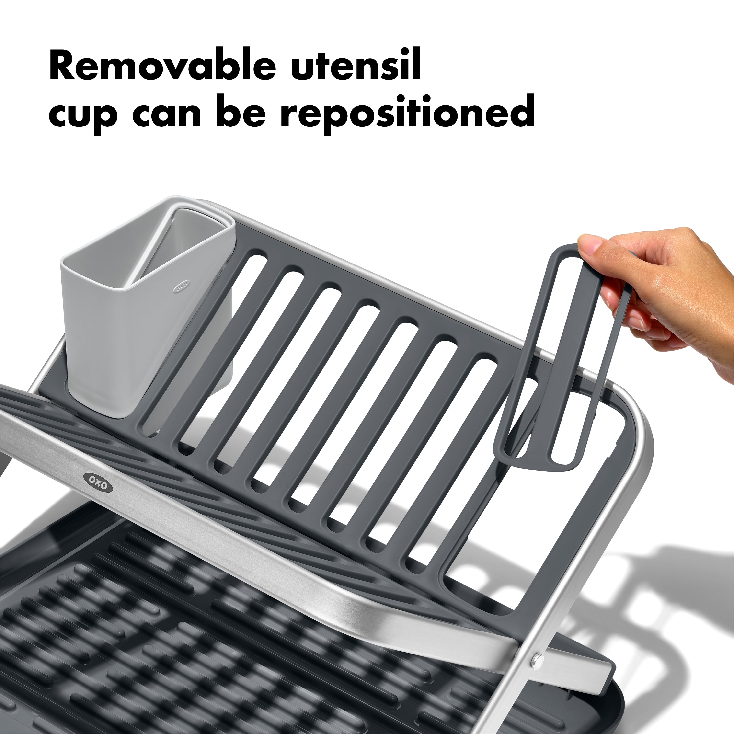 OXO Aluminum Folding Dish Rack