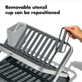 thumbnail image 2 of OXO Aluminum Folding Dish Rack, 2 of 6