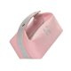 thumbnail image 3 of Portable makeup bag waterproof soft canvas large capacity cosmetic bag with handle for outdoor travel pink, 3 of 5