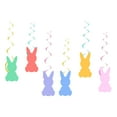 thumbnail image 3 of S SERENABLE 6 Pieces Easter Hanging swirls Decoration Bunny Spirals Ceiling Decorations Hanging Ornaments for Bedroom Party Favors Spring, 3 of 8