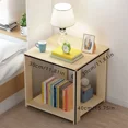thumbnail image 4 of Mesa cuadrada pequeña creativa, exquisita, sencilla y lujosa, mesita de noche móvil y mesa de centro para unidades de dormitorio pequeño, 4 of 4
