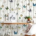 MoreFarther Butterfly Peel and Stick Wallpaper, 17.71"x236.22", 1 Piece ...