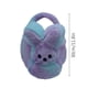 thumbnail image 2 of Happy Easter Egg Hunt Bags Bunny Gift Bags with Handles 12 Inch Easter Basket Cute Tie-Dyed Plush Ornaments Holiday Decoration Bunny Easter Basket for Easter Party Supplies (Light Purple), 2 of 5