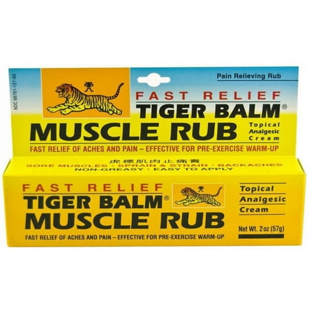 Tiger Balm Muscle Rub Topical Analgesic Cream, 2 OZ