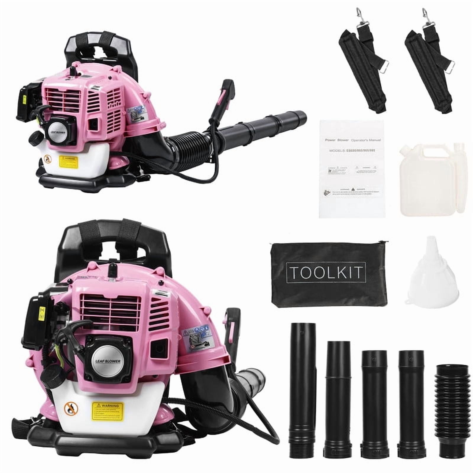 Backpack Leaf Blower 52CC 2 Cycle Backpack Gas Powered Leaf Blower with Fuel Tank, Grass Lawn Blower Air Cooling Gasoline Blower for Sand, Gravel, Snow, Yard, Leafs