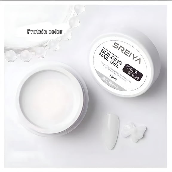 RAGUPEL Builder Gel for Nail, Clear Extension Gel Non Stick Hand, 3D Nail Gel Sculpture Carving Gel Modeling Nail Art Soak Off Manicure DIY At Home