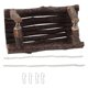 thumbnail image 1 of Pet Swing Hammock Tunnel Hamster Natural Applewood Hanging Bed Tube Chew Toy for Small Animal, 1 of 2