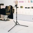 thumbnail image 7 of Foldable Mannequin Head Stand, Upgrade Adjustable Wig Stand Tripod, Metal Mannequin Stand for Cosmetology Hairdressing Training, 7 of 7
