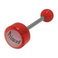 thumbnail image 1 of Bague Langue Barbell Logo Princesse Perles Rouges, 1 of 2