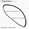 thumbnail image 4 of Correa de transmisión Unique Bargains para Harley Davidson FXST FLST 1994-1999 V-Belt No.4001799, 4 of 7