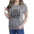 thumbnail image 3 of Women Coffee Is My Love Letter Printed Pullover Tops, 3 of 7
