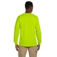 thumbnail image 2 of The Gildan Adult Ultra Cotton 6 oz Long Sleeve Pocket T-Shirt - SAFETY GREEN - 2XL, 2 of 2