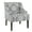 Blue and White, variant on HomePop Classic Swoop Accent Chair - Blue and White Damask