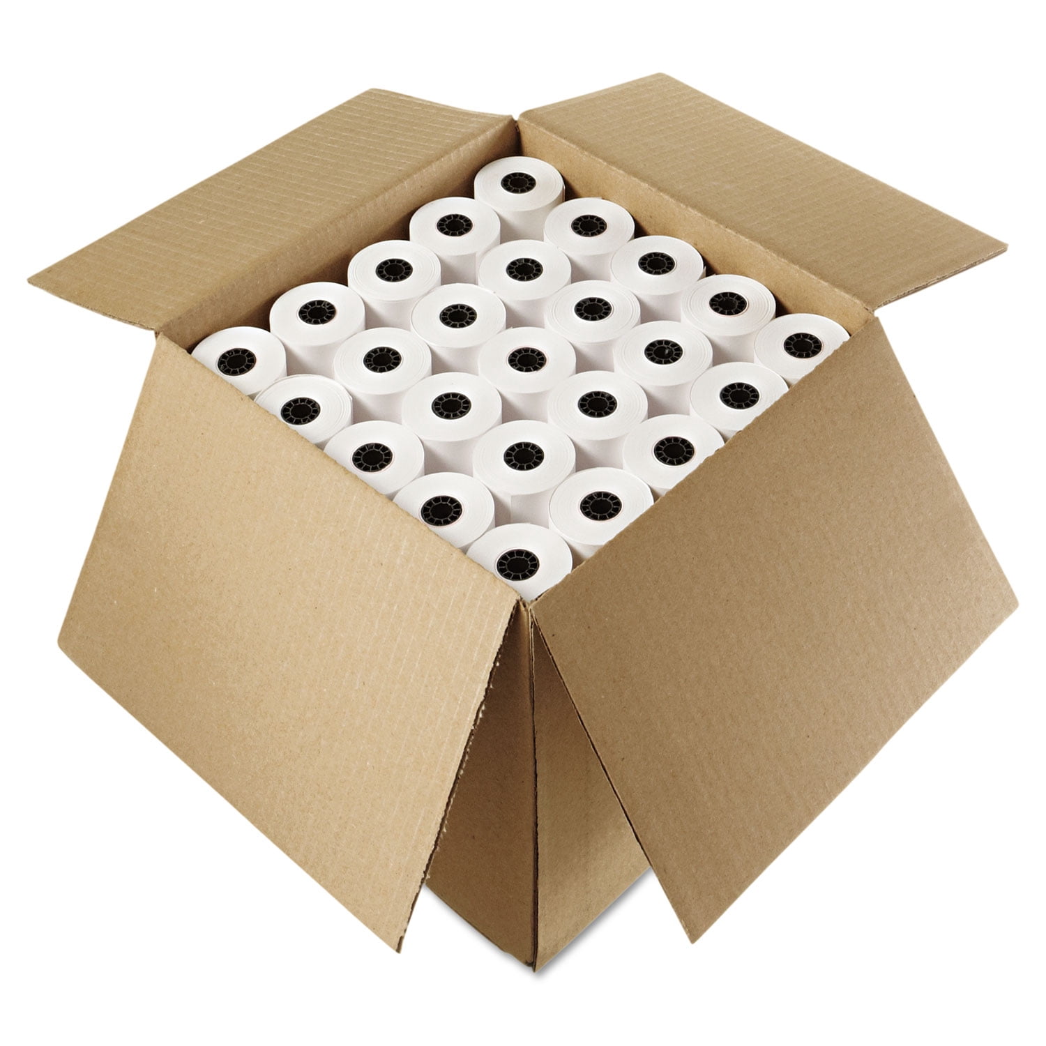 Iconex Impact Bond Paper Rolls 3" x 85 ft White 50/Carton 90742203