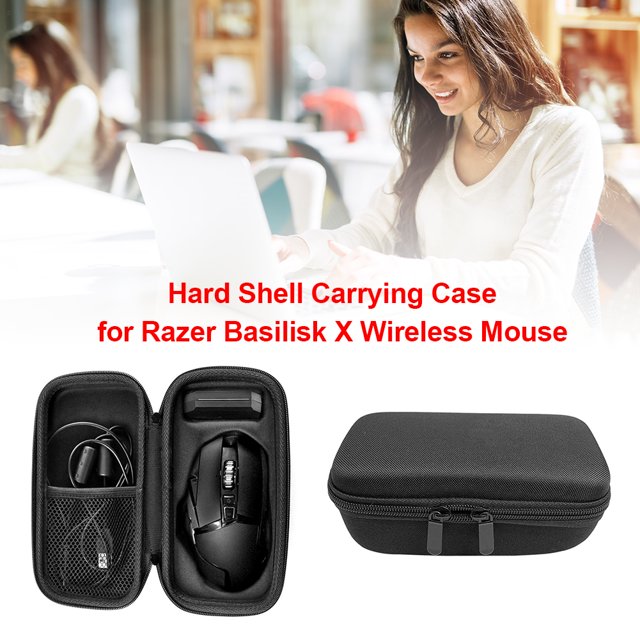 Bolsas De Almacenamiento Estuche rígido de transporte para Razer Basilisk X Bolsa de almacenamiento de mouse inalámbrico