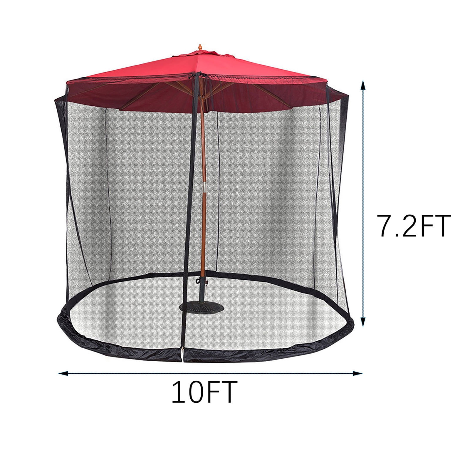 canvas patio umbrella netting 7 to 9-ft Large Netting, Outdoor Hanging Canopy Curtains Umbrellas Screen Cover, Polyester Mesh Net for Porch Outside Gazebo Pergola Garden : Patio, Lawn & Garden Umbrella and base are not included Patio Umbrella Net Screen |
