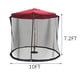 thumbnail image 3 of Sombrilla Roja para Patios, Protección Contra Mosquitos, Maleables y Transpirables, Sombrillas Universales En 2,7 a 4 Áreas Metropolitanas, Ideal Alpino Libre, Fiestas En Jardín, Base Resistente En A, 3 of 7