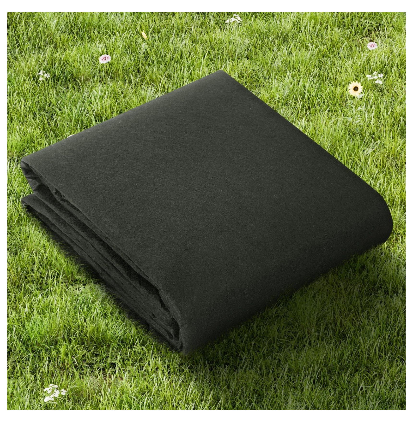 Driveway Fabric 15x20FT, Landscape Fabric Weed Barrier 4OZ, Heavy Duty Geotextile Ground Cover for Gardening, French Drains, Weed Control