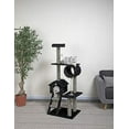 thumbnail image 2 of Go Pet Club Cat Tree - Black - 60 in., 2 of 3