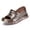 Gold, variant on Men's Open Toe Slide Sandals Lightweight Cushioned Platform Slides, Non-Slip Breathable Slippers for Casual Beach Shower Daily Wear
