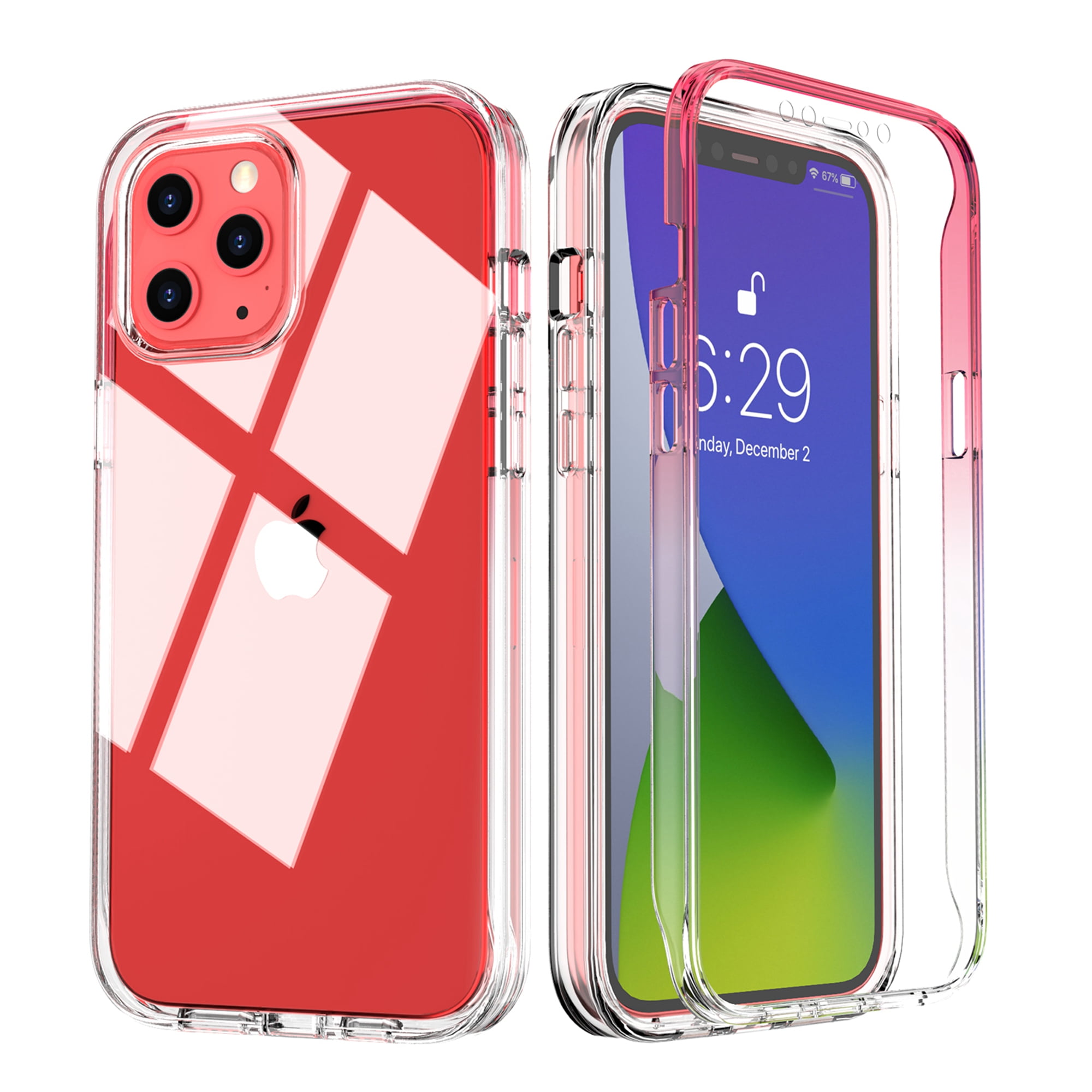 iPhone 12 Pro Max Case with Builtin Screen Protector, Dteck Full Body