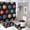 style-174, variant on Colorful Patchwork Bohemian Style Floral 4 Pcs Shower Curtain Set with Rugs Include Waterproof Shower Curtain Non-Slip Rug Toilet Lid Cover Bath Mat Vintage Boho Durable And Waterproof