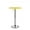 Yellow, variant on Magshion 23.6" Modern Round Height-Adjustable Bar Table, Bistro Pub Table with Metal Base, White