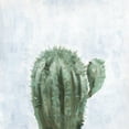 thumbnail image 2 of Green Cacti Painting Print on Wrapped Canvas, 2 of 5