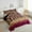 Gold Magenta, variant on Red Cheetah Print Comforter&nbsp;Set Gold Sequin Print Twin Bedding Sets,Wild Animal Hide Leopard Bed Set Animals Quilt Set,Big Cat Spot Western Decor