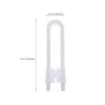 thumbnail image 4 of HEALEEP 4Pcs Security Drawer Lock White Adjustable U Shaped Latch For Closet Door, 4 of 8