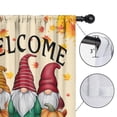 thumbnail image 4 of Thanksgiving Feast Family Gathering Curtains 2 Pieces Semi-Sheer Short,42x54in Kitchen Curtains Fall Holiday Long Curtain, 4 of 5