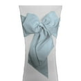 thumbnail image 2 of LA Linen Pack of 10 Polyester Poplin Chair Bows 8 by 108-Inch, Coral, 2 of 7