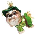 thumbnail image 1 of December Diamonds Blown Glass Ornament - Scarecrow Shihtzu, 1 of 2