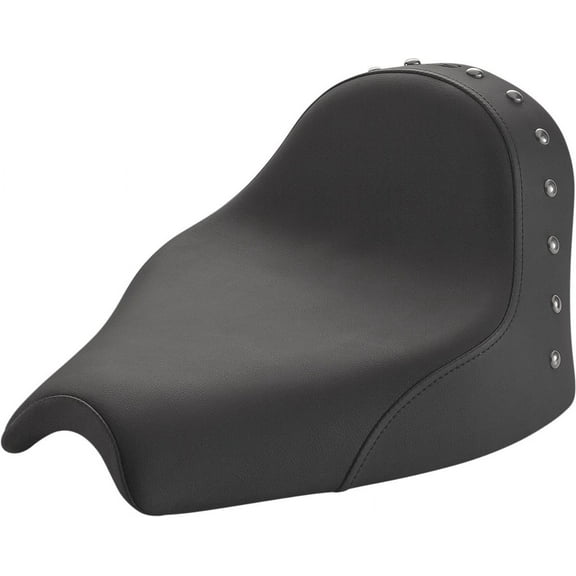 Saddlemen Renegade Solo Chrome Studded Black Motorcycle Seat (I21-04-001)