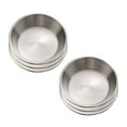 thumbnail image 5 of Plats de Sauce en Acier Inoxydable / 6 Pcs Mini Plats Individuels / Bols à Sauce Ramequin pour Pudding pour Maison Fête Restaurant, 5 of 5