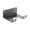 Gray, variant on Hair Dryer Holder Wall Mount Steel Material No Drill Scratch Resistant with Organizer for Bathroom Salon Storage