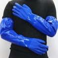 thumbnail image 3 of Guantes de goma impermeables y cálidos, engrosados, resistentes al desgaste y a las agujas, con resistencia ultra larga a ácidos y álcalis antideslizantes., 3 of 5